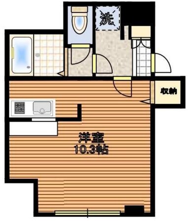 松本ハイツの物件間取画像